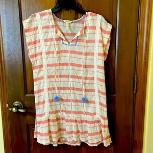 Matilda Jane Women’s Lets Go Together Beach Vibes Swim Cover Up Sz SMALL